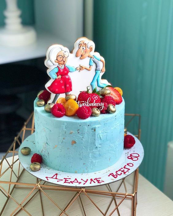 عکس کیک تولد برای مادربزرگ