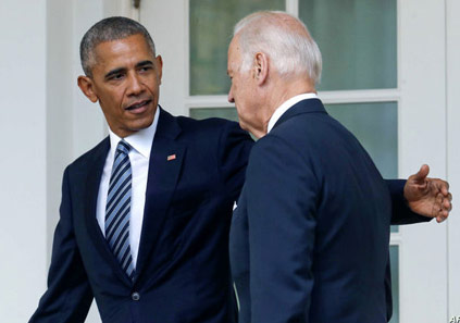 اوباما و جو بایدن