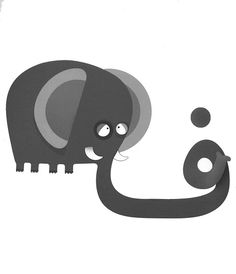 نقاشي حروف الفباي فارسي حرف (ف) مثل فیل